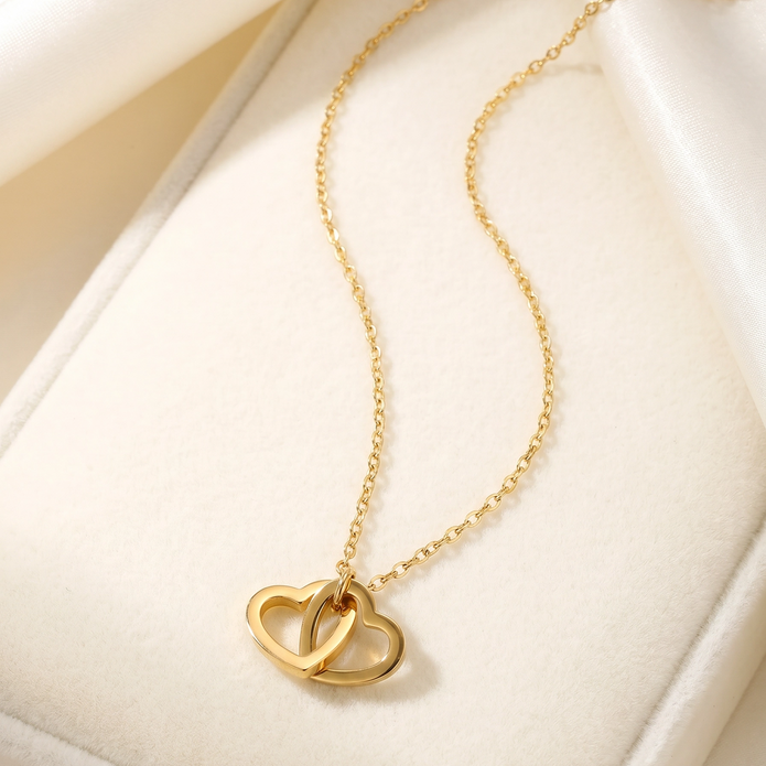Entwined Hearts Necklace