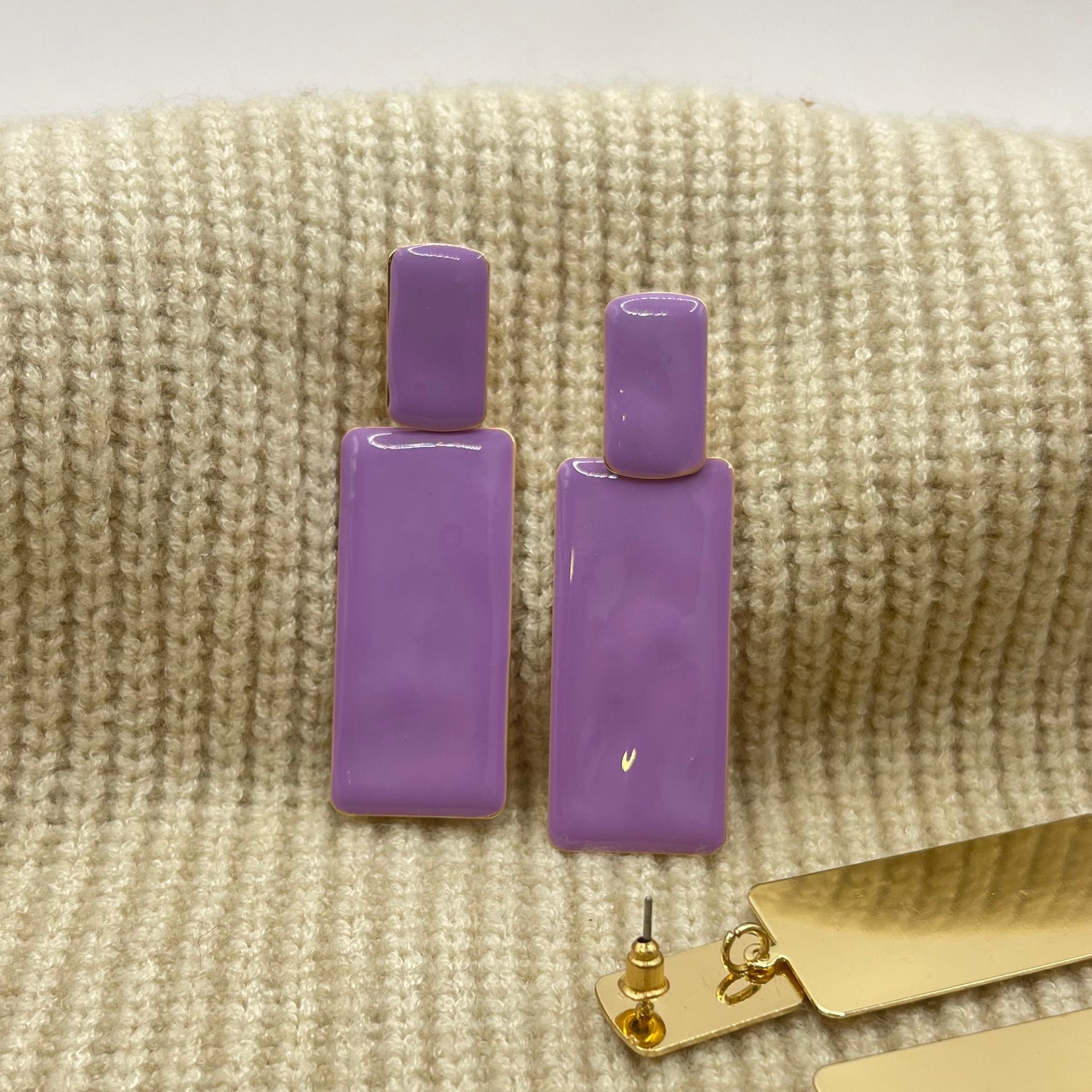 Muse Block Earrings