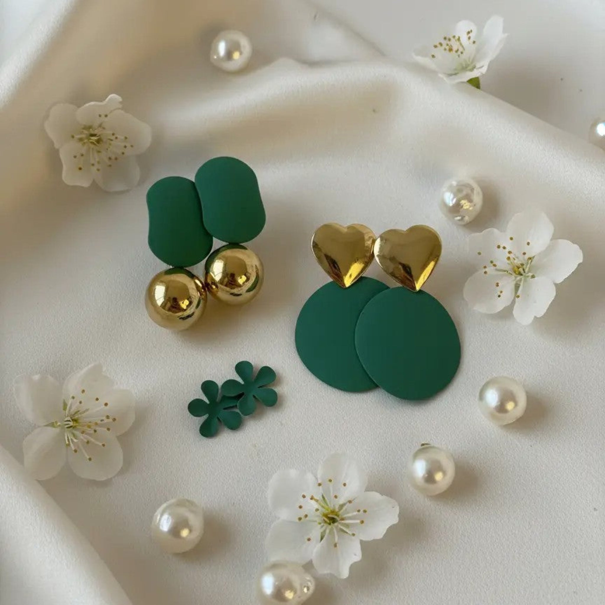 Verde Muse Earring Set