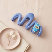 Wave claw clip Blue monster charm - NoonJ Nation