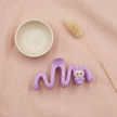 Wave claw clip Purple monster charm - NoonJ Nation