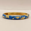 Azure Garden Enamel Bangle