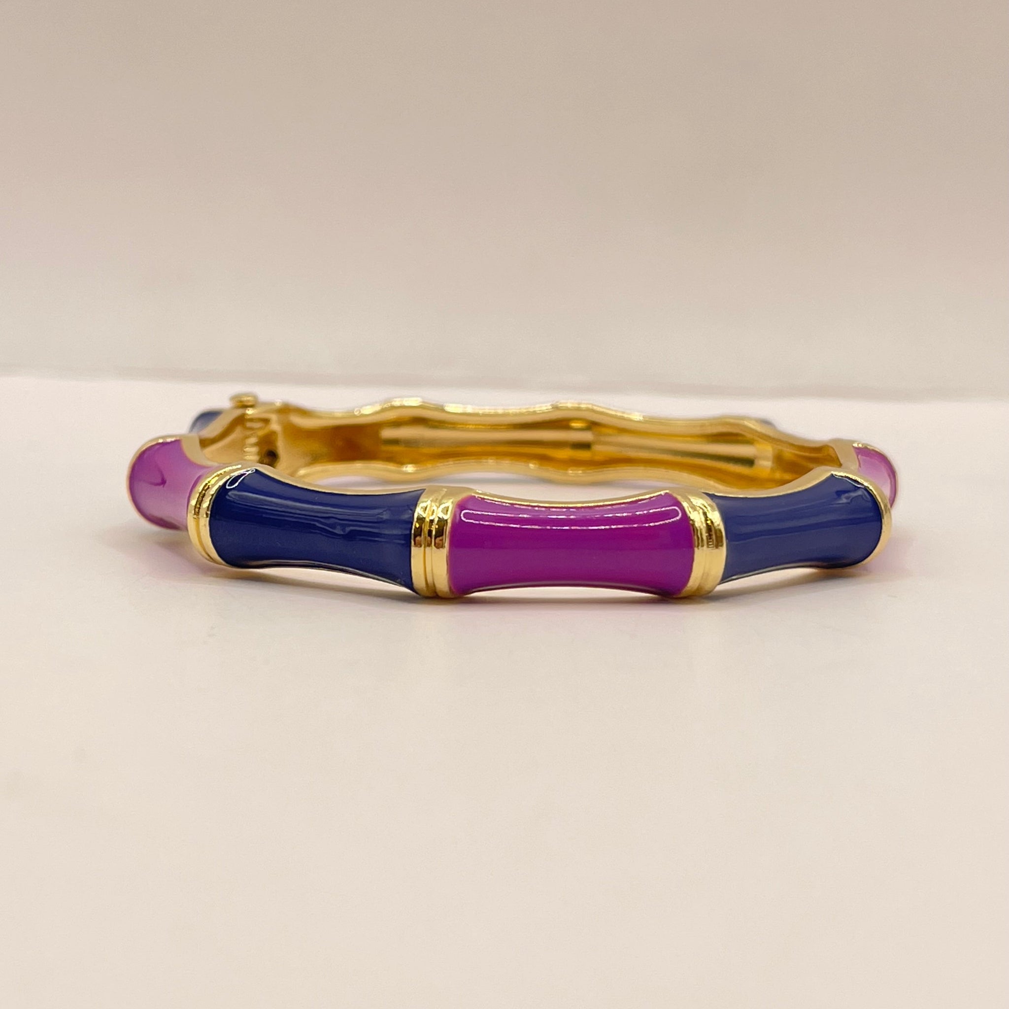 Bamboo Luxe Enamel Bangle