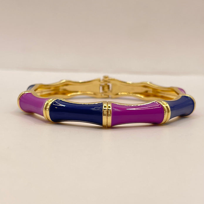 Bamboo Luxe Enamel Bangle