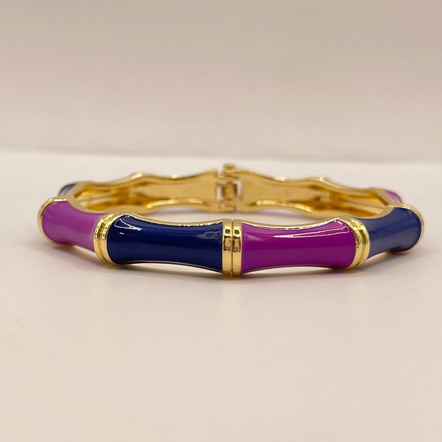 Bamboo Luxe Enamel Bangle