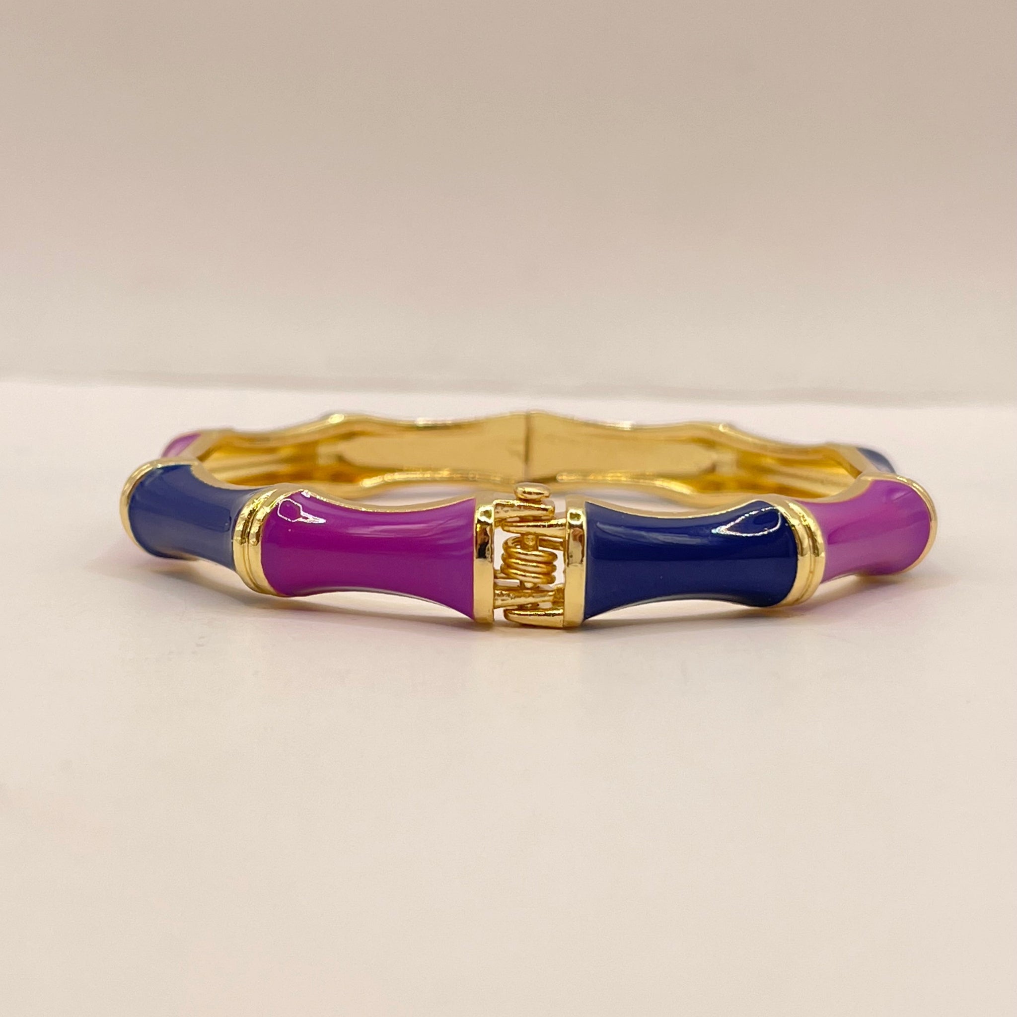 Bamboo Luxe Enamel Bangle