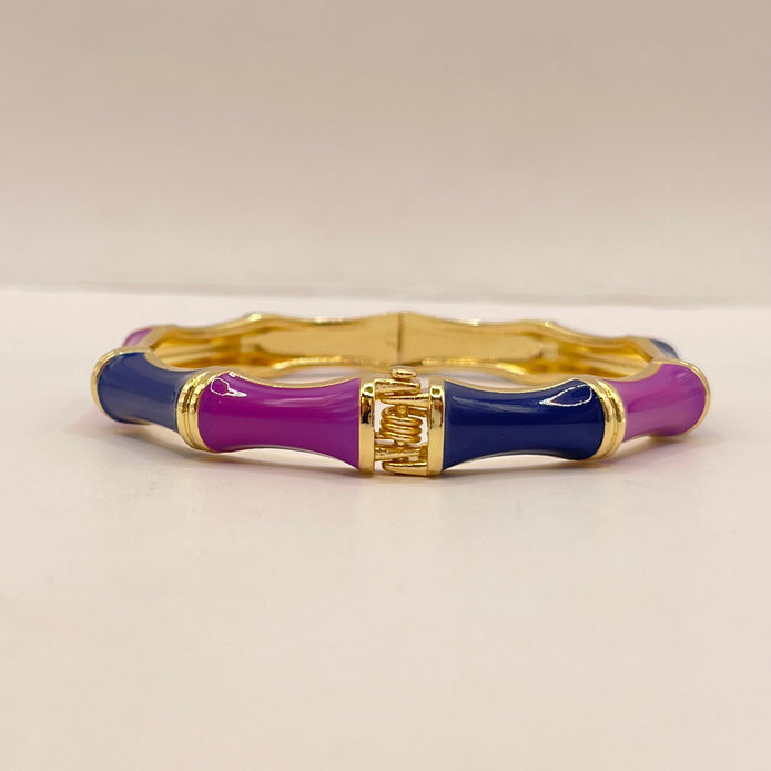 Bamboo Luxe Enamel Bangle