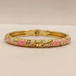 Blush Paisley Crystal Bangle