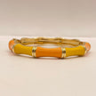 Citrus Bamboo Enamel Bangle