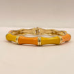 Citrus Bamboo Enamel Bangle