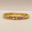 Filigree Rose Crystal Bangle