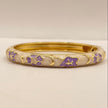 Lavender Bloom Enamel Banglev