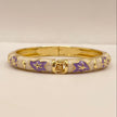 Lavender Bloom Enamel Banglev
