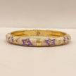 Lavender Bloom Enamel Banglev