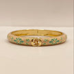 Mint Meadow Enamel Bangle