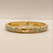Mint Meadow Enamel Bangle