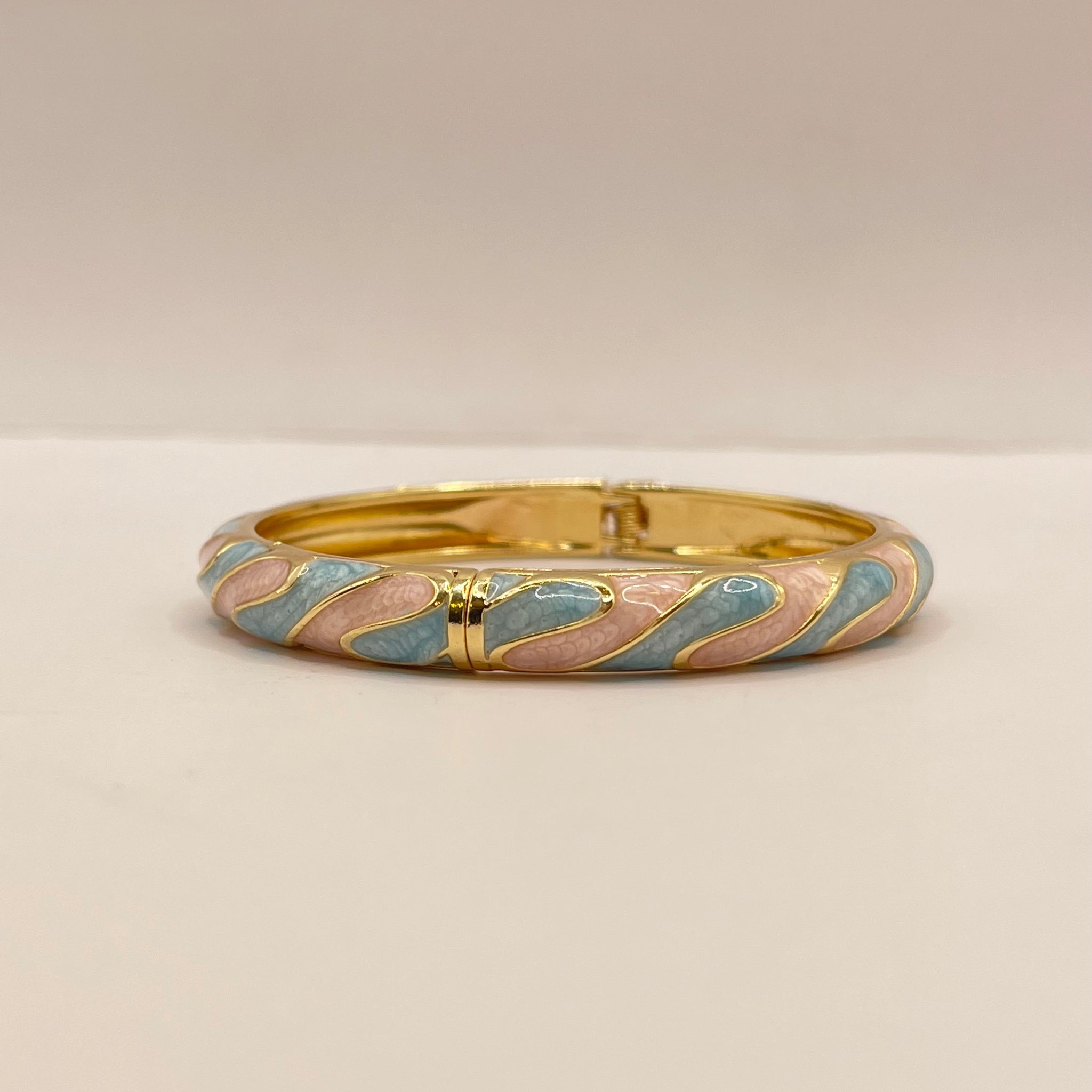 Pastel Swirl Enamel Bangle
