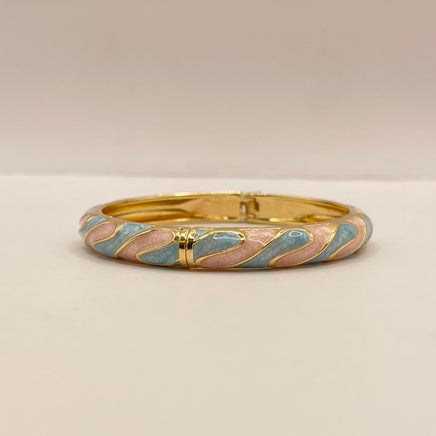Pastel Swirl Enamel Bangle