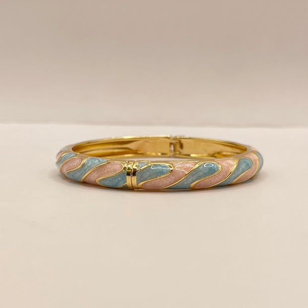 Pastel Swirl Enamel Bangle