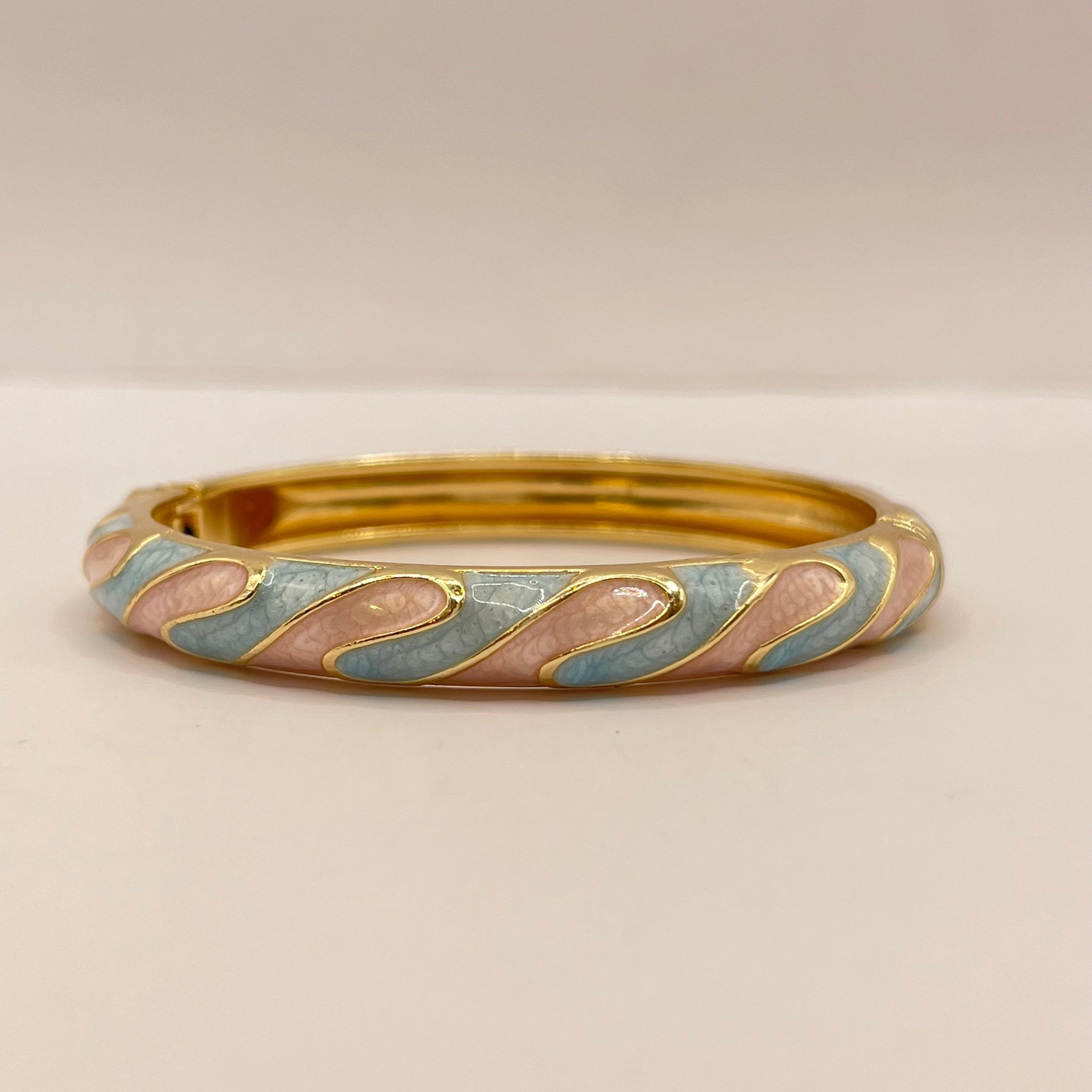 Pastel Swirl Enamel Bangle