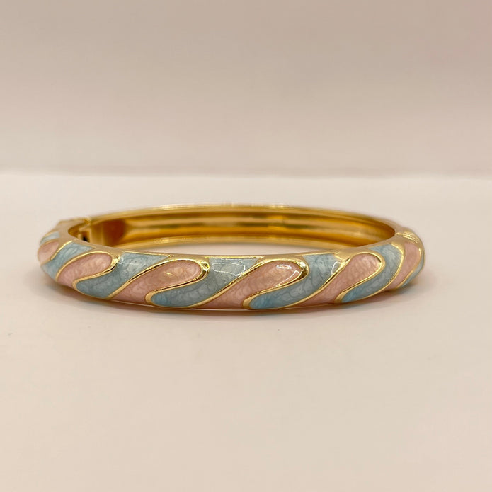 Pastel Swirl Enamel Bangle