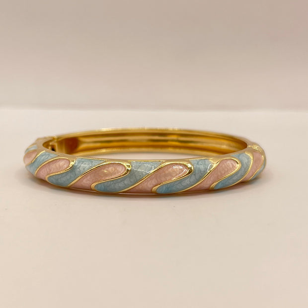 Pastel Swirl Enamel Bangle