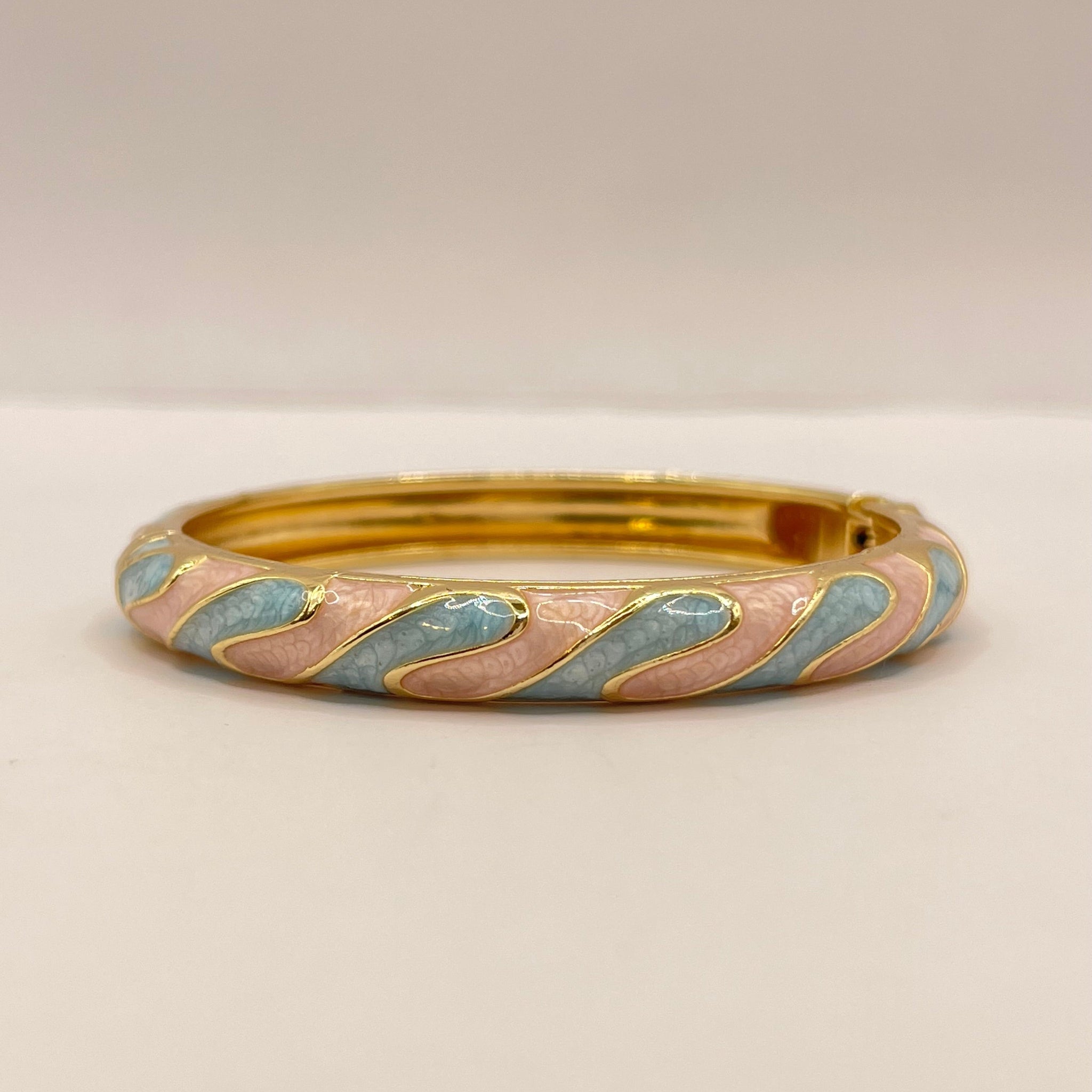 Pastel Swirl Enamel Bangle