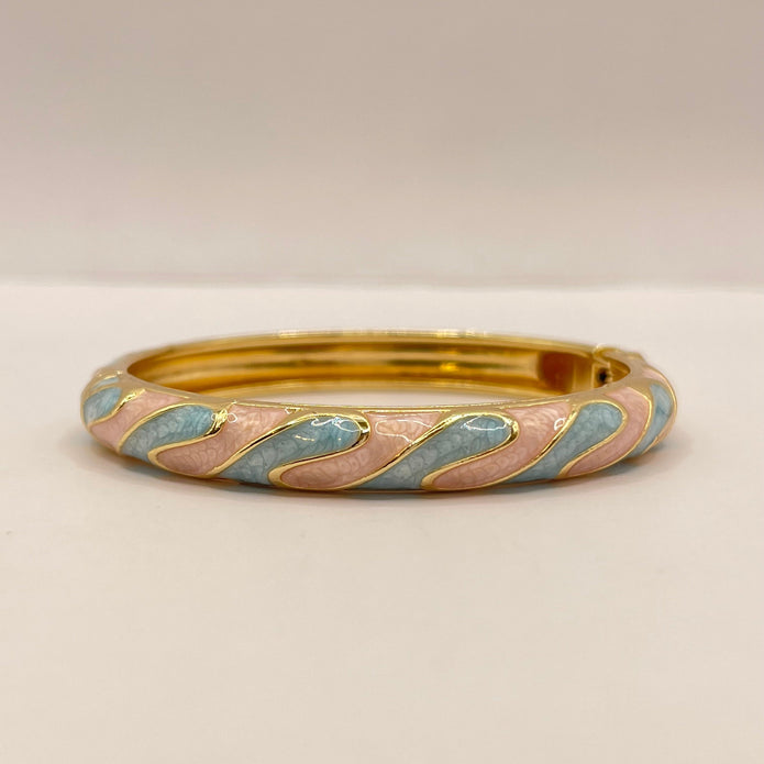 Pastel Swirl Enamel Bangle