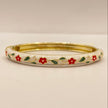 Poppy Vine Enamel Bangle