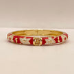 Red Whimsy Enamel Bangle