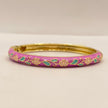 Rose Vine Enamel Bangle