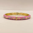 Rose Vine Enamel Bangle