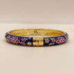 Royal Bloom Enamel Bangle