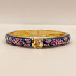 Royal Bloom Enamel Bangle