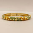 Sage & Amber Wave Enamel Bangle