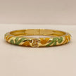 Sage & Amber Wave Enamel Bangle