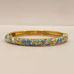 Sky Paisley Crystal Bangle