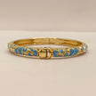 Sky Paisley Crystal Bangle