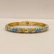 Sky Paisley Crystal Bangle