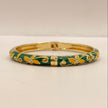 Sunflower Garden Enamel Bangle