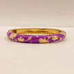 Violet Garden Enamel Bangle